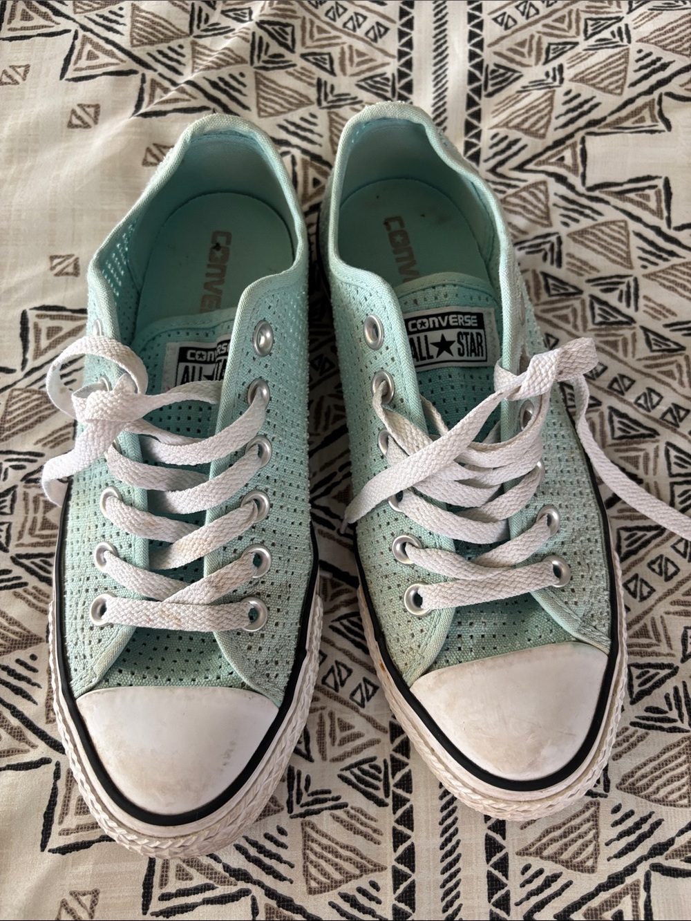 Converse Perforated Low Top Sneakers